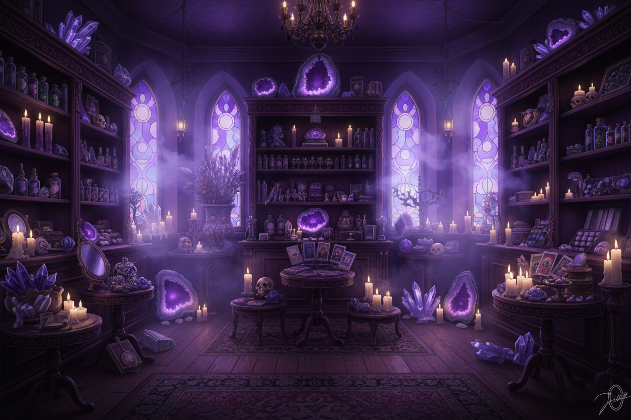 Crystal & Witchy Shop Banner